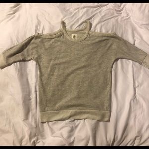 Sparkling gray sweater